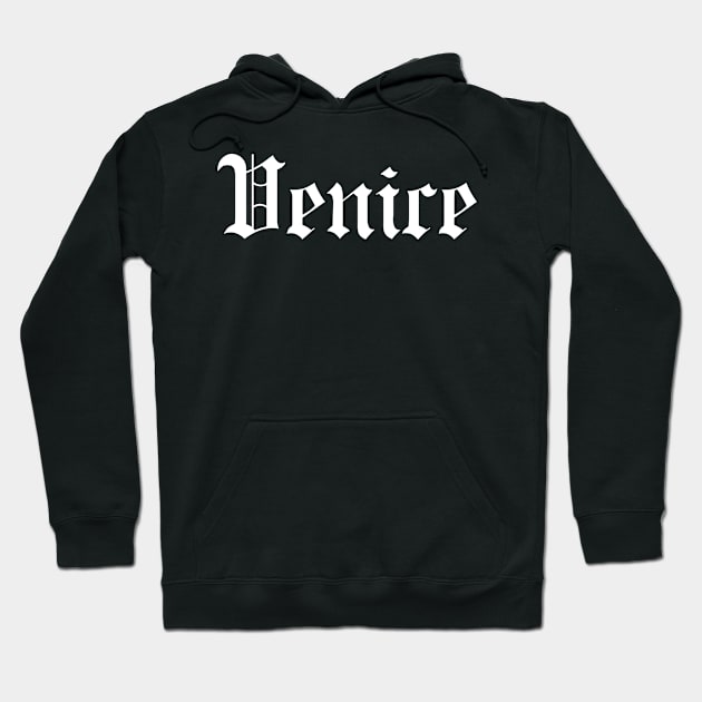 Venice Gothic Old English Hoodie by vintageinspired